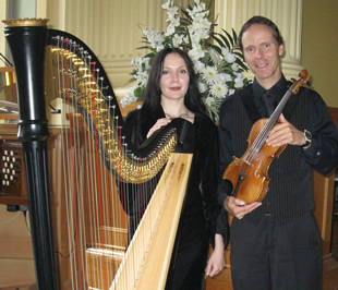 musicien harpe montral